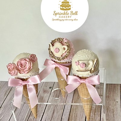 Decorative Cake Cones (Minimum 6)