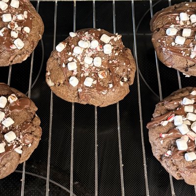 Peppermint Hot Cocoa Cookie