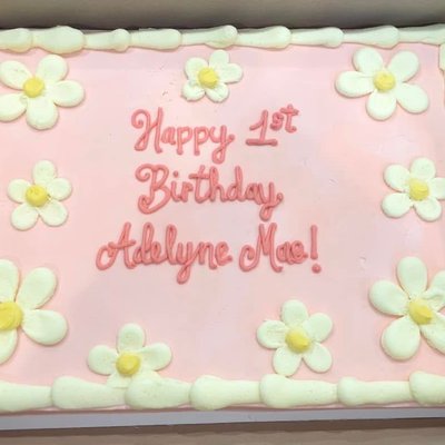 1/2 Sheet Cake