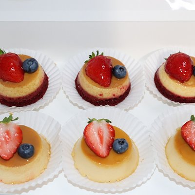 Mini Flan/Chocoflan