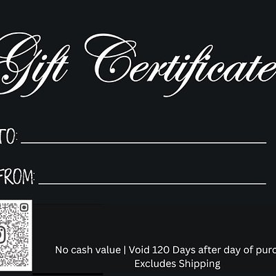 GIFT CERTIFICATE