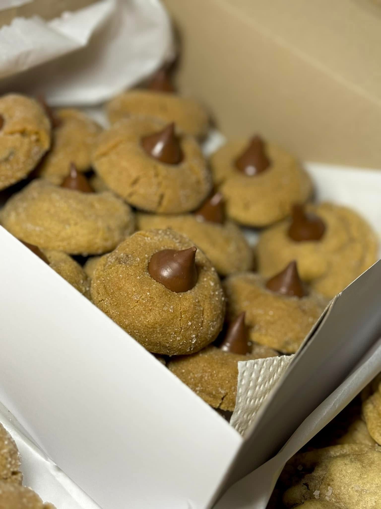 Peanut butter blossoms