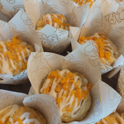Orange Sour Cream Pound (Cup)Cakes