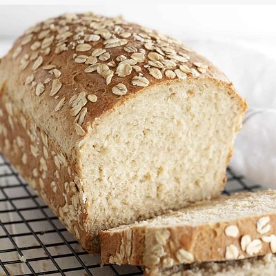 Honey Oat Sourdough Bread 