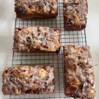 Mini- Apple Fritter loaf