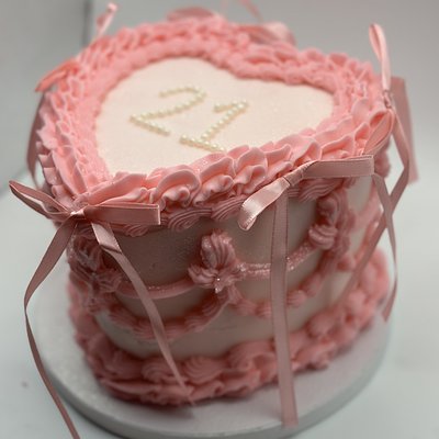 9” Heart Shaped Cakes