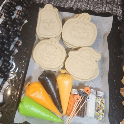 Jack O'Lantern DIY Cookie Kit