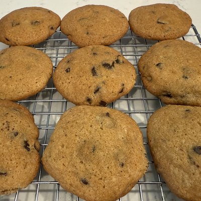 Chocolate Chip Sourdough Cookies