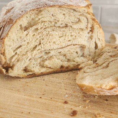 Cinnamon Raisin Sourdough Loaf 