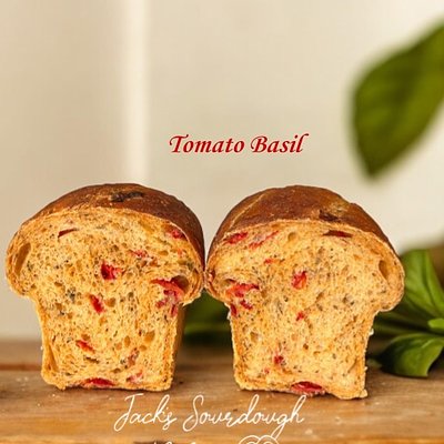 Tomato Basil Sourdough Loaf