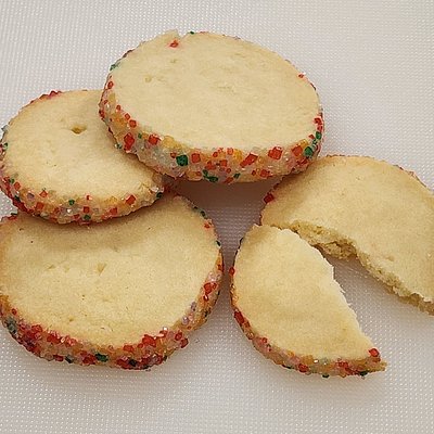 Sugar-rimmed Shortbread