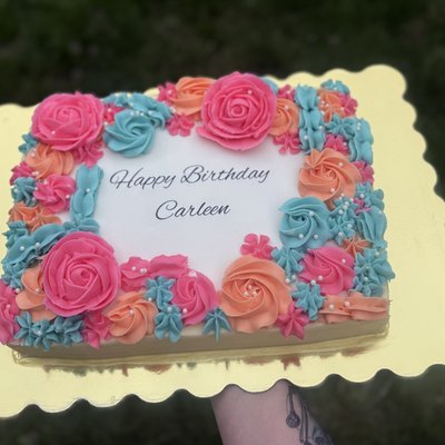 Sheet cakes