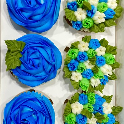 6 Floral Cupcake Box (Classic)