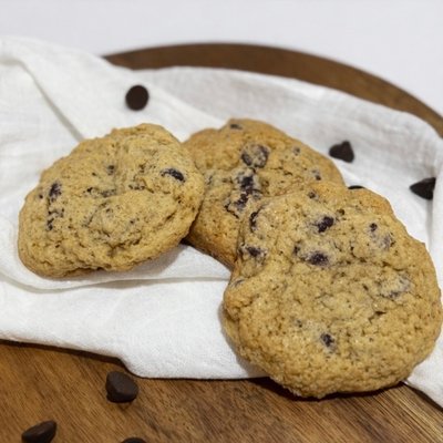 Dark Chocolate Sourdough Cookies 