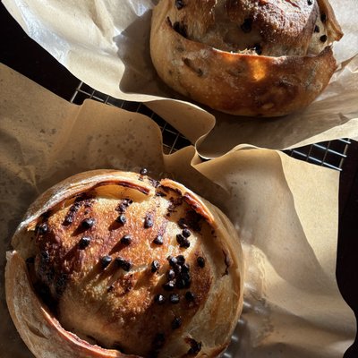 Maple Syrup & Brown Sugar Butter And Chocolate Chip Sourdough Boule *mini*