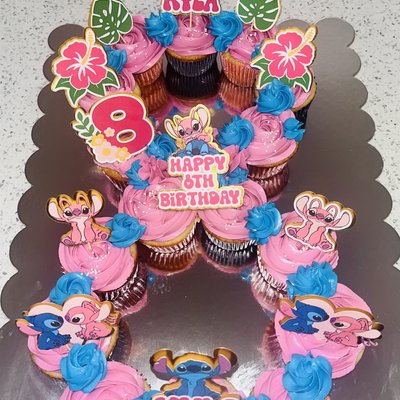 Numbered Cupcakes 