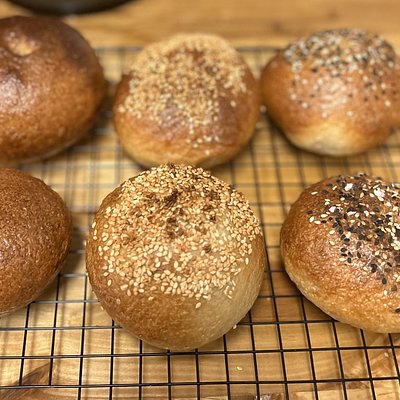 Sourdough Bagels 