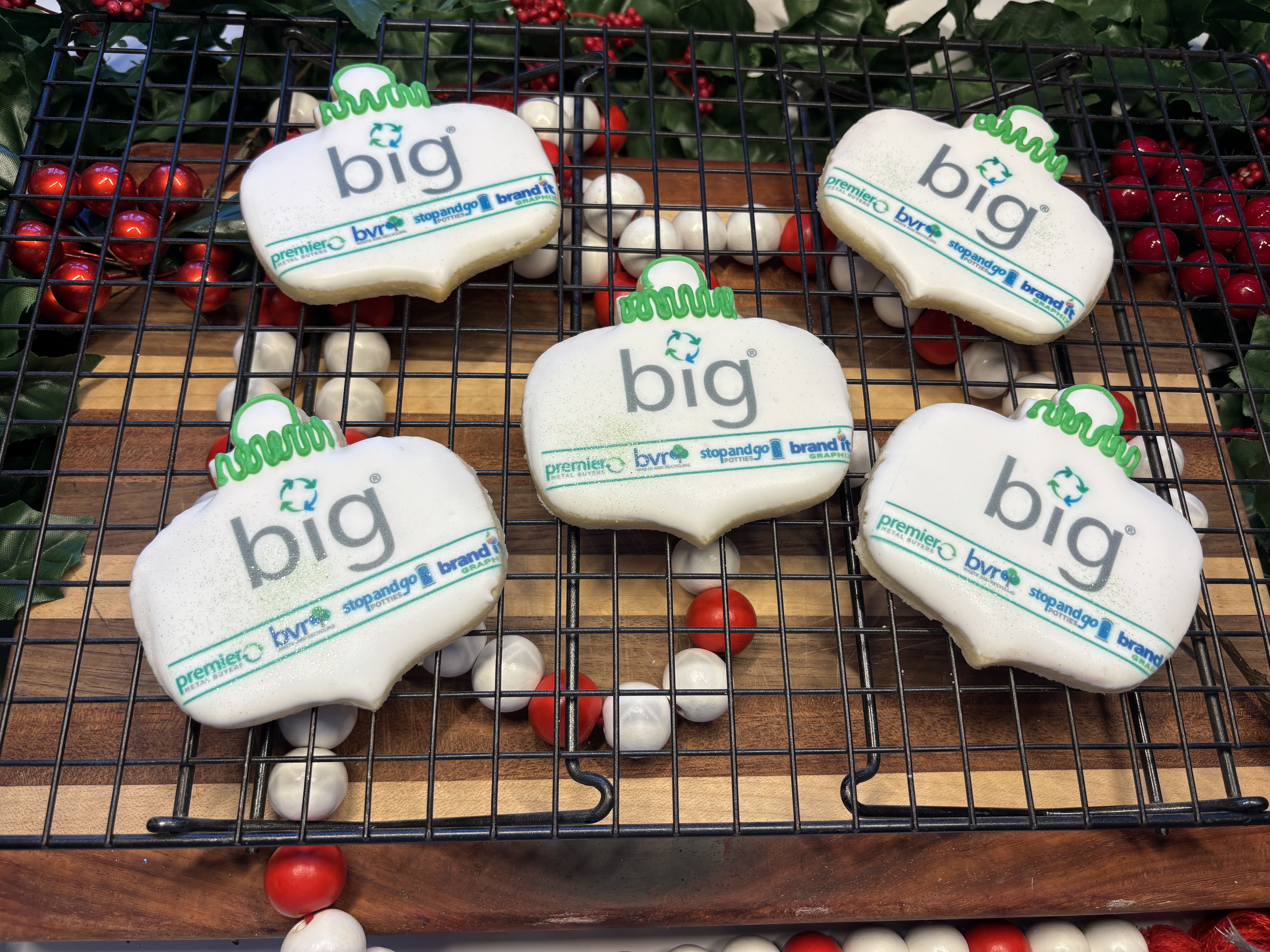 Custom Business Logo Printed Cookies 