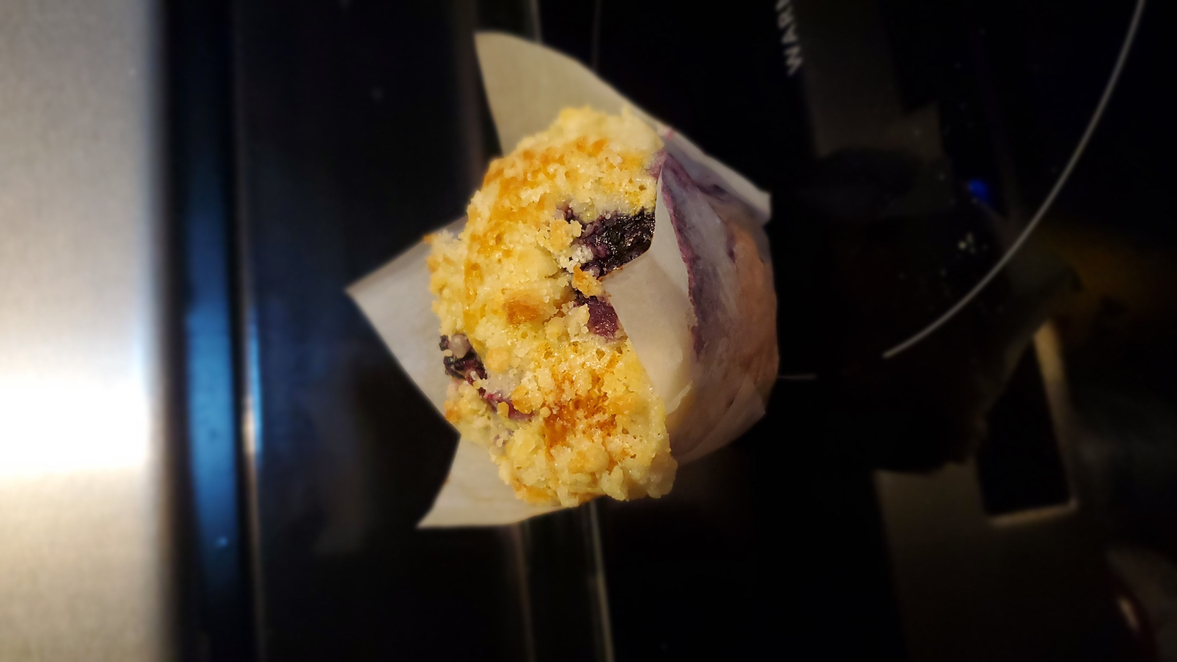 Jumbo Lemon Blueberry Crumble Muffins