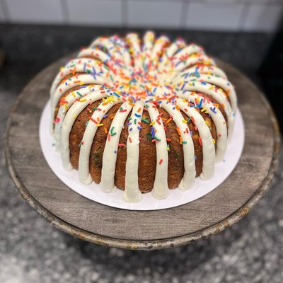 Carrot Cake Bundt with Cream Cheese Icing