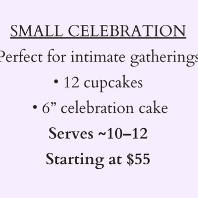 Small Celebration!