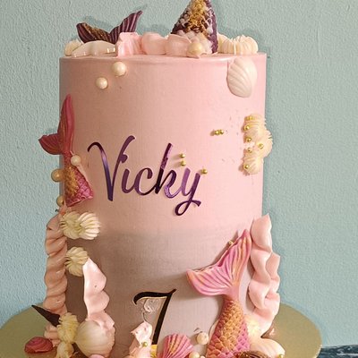 8" Mermaid Themed Cake 