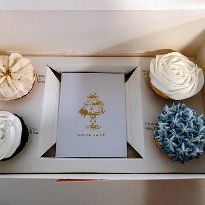 Wedding Cake Sample Box / 3 Flavors 