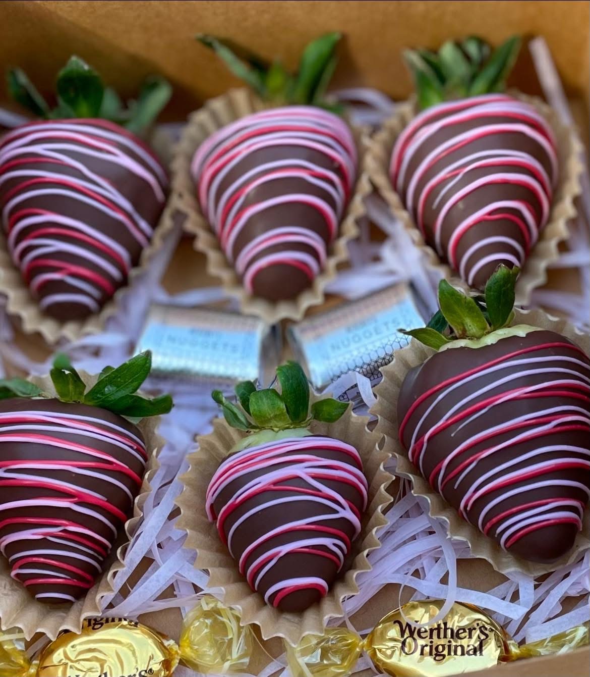 1/2 Dozen Chocolate Covered Strawberries 