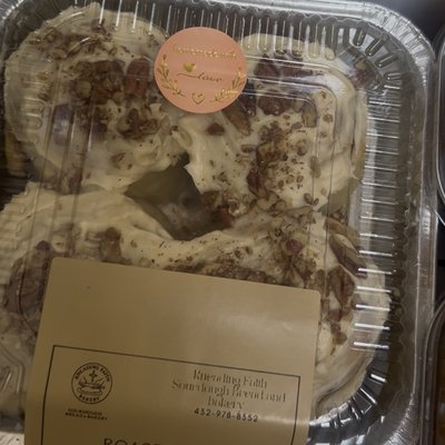 4pk Roasted Pecan sourdough Cinnamon Rolls
