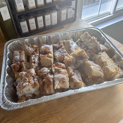 Party Size Cinnamon Roll Focaccia 