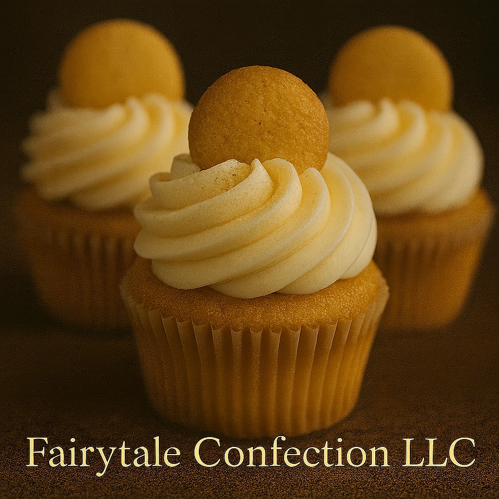 Banana Cream Cupcake 