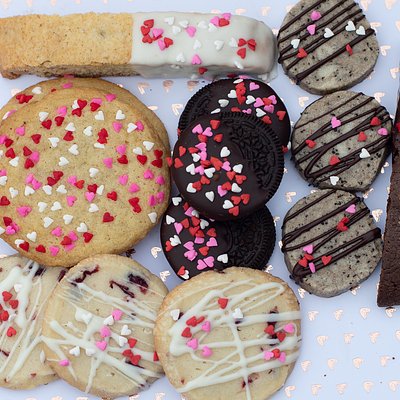 Valentine’s Day Cookie  Gift Box Variety Assortment 