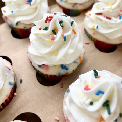 Confetti Cupcakes