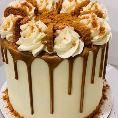 8 Inch Caramel Biscoff