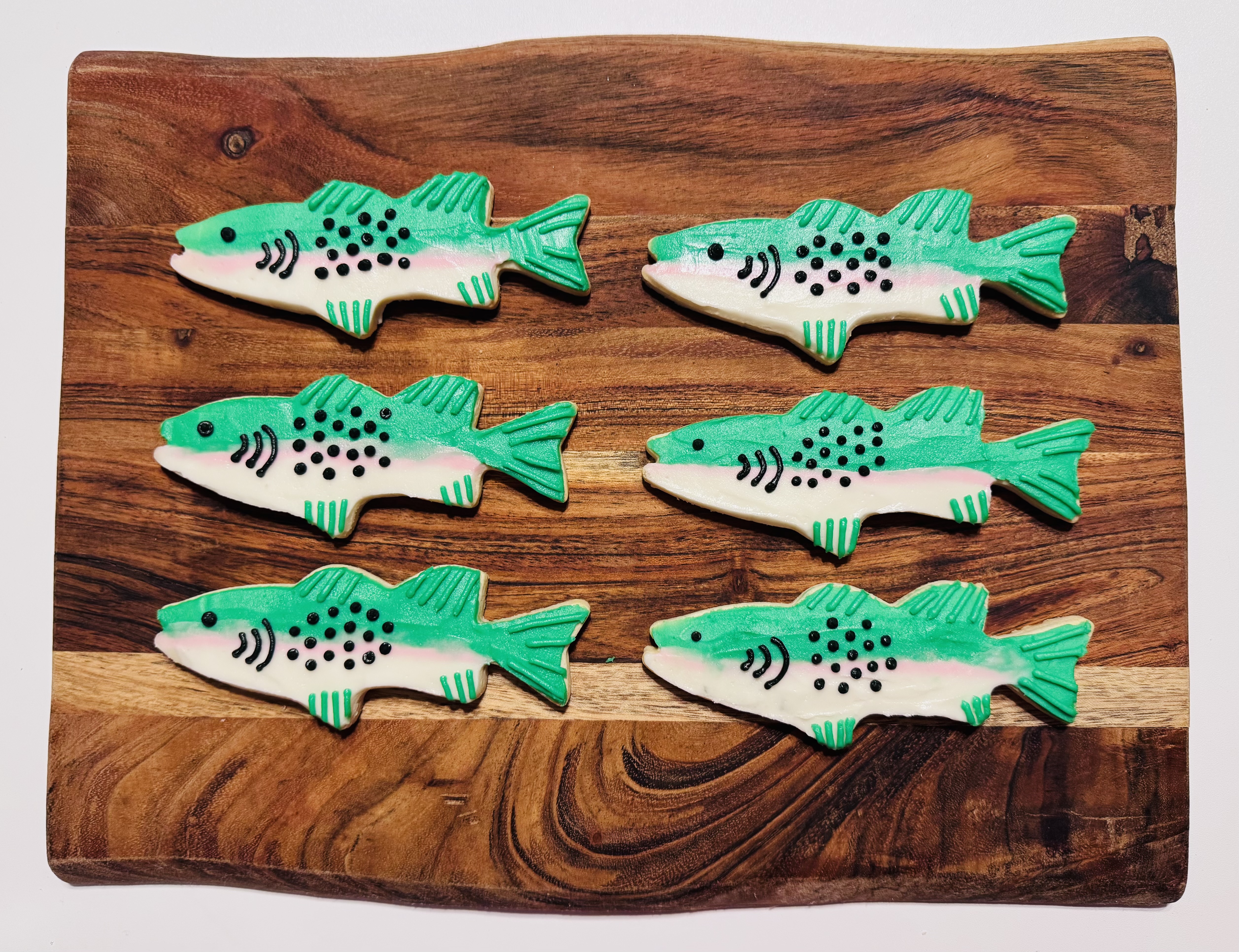 Fish Sugar Cookies With Buttercream Frosting
