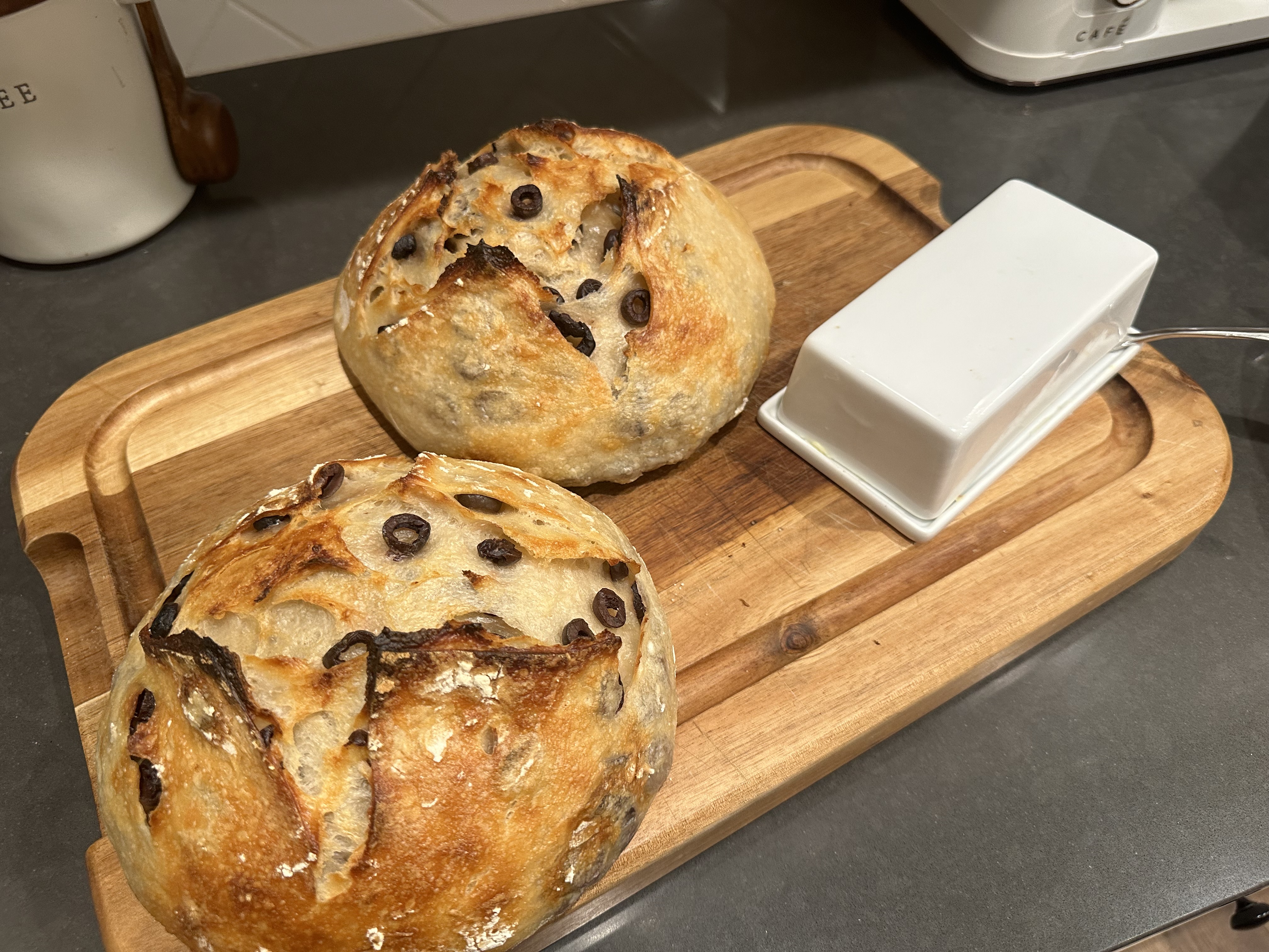 Olive & Herb Sourdough Round