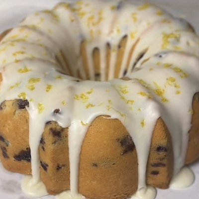 Lemon Blueberry Pound Cake 