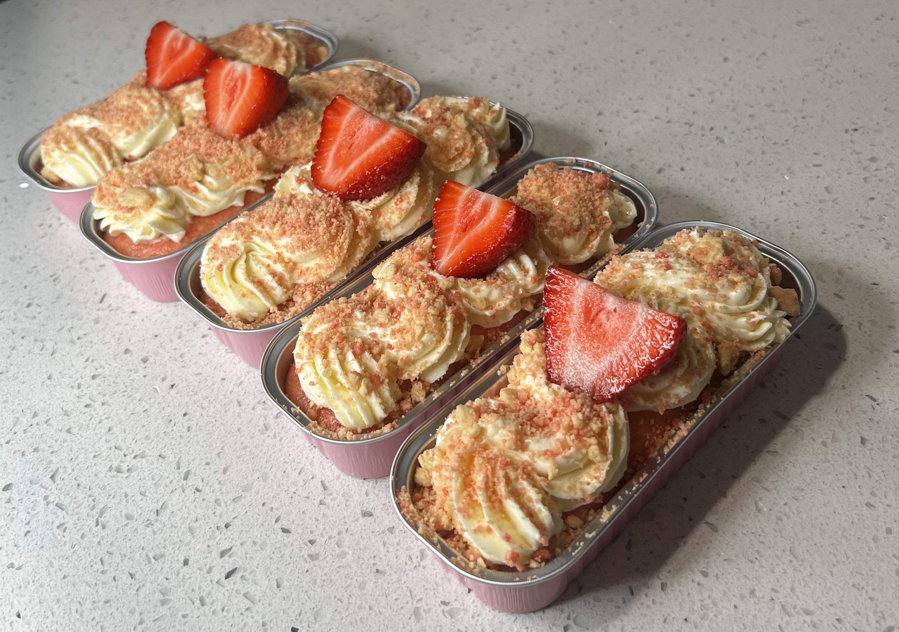 Strawberry Mini Loafs 