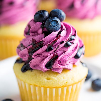 Lemon Blueberry Cupcakes