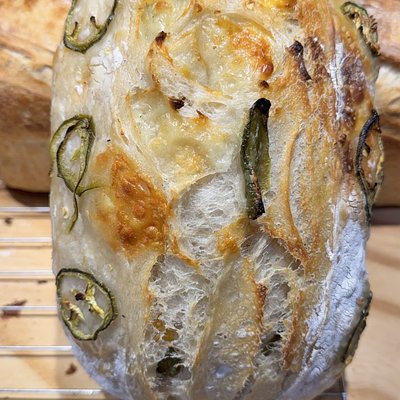 🌶️Jalapeño & Sharp 🧀Cheddar Sourdough