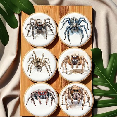 Spider Cookies - Watercolor