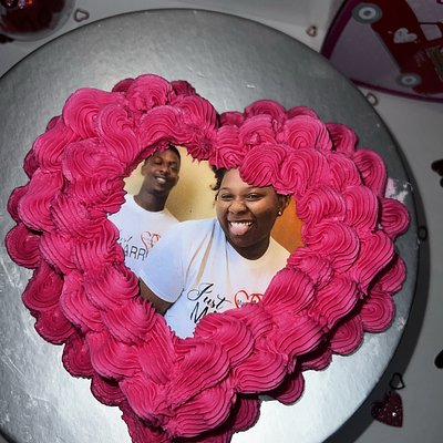 6 Inch Heart Cake