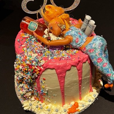 Drunken Barbie Cake