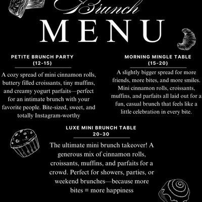 Brunch Party Packages 