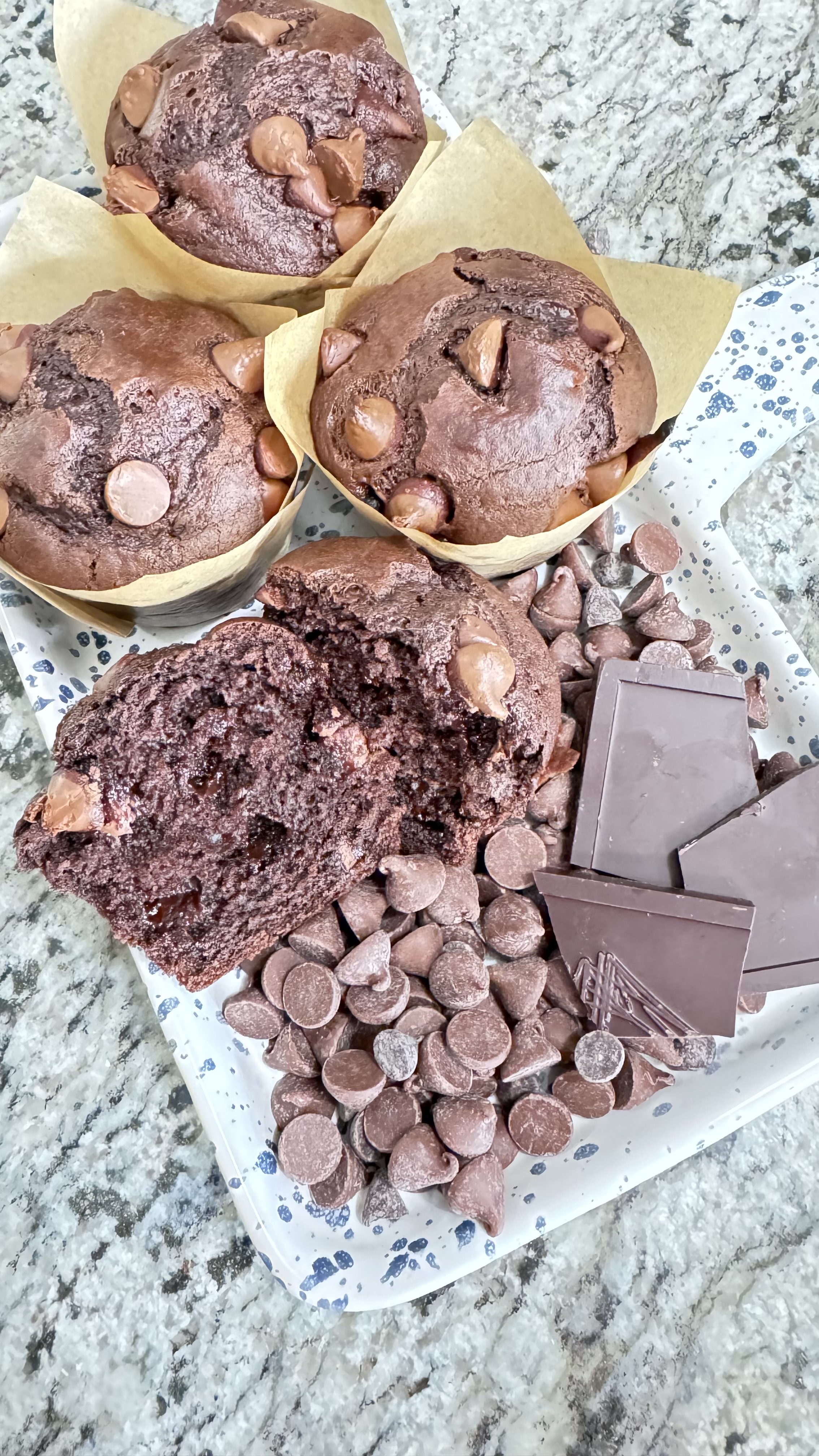 Double Chocolate Chip Muffin - 1/2 Dozen