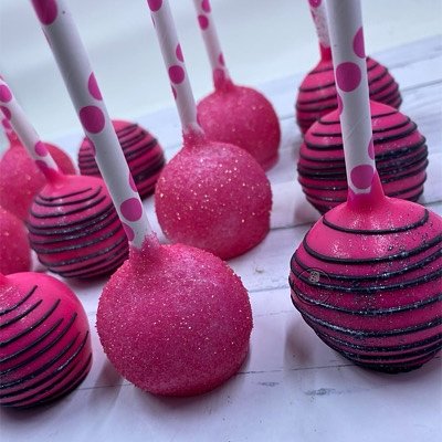 Simple Cake Pop (drizzle Or Sprinkles Only  No Fondant Work)