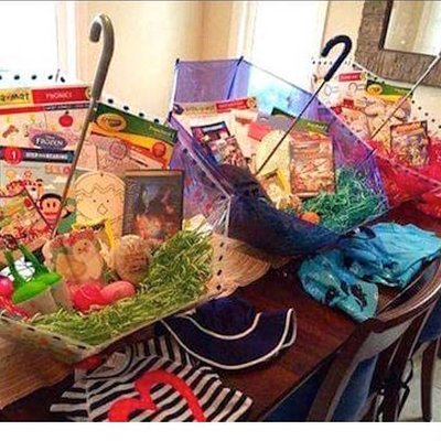 Umbrella Easter Basket