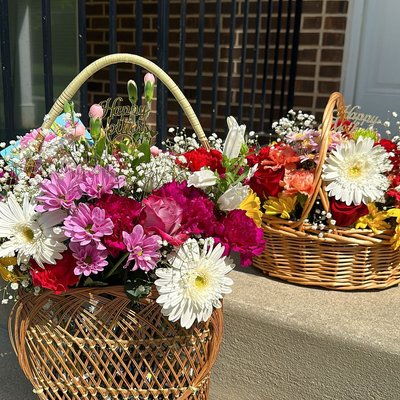 Custom Large Flower Basket 