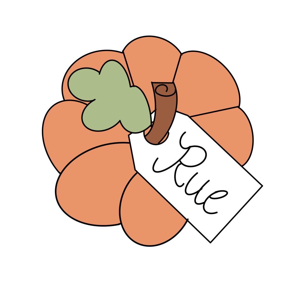 Pumpkin With Tag