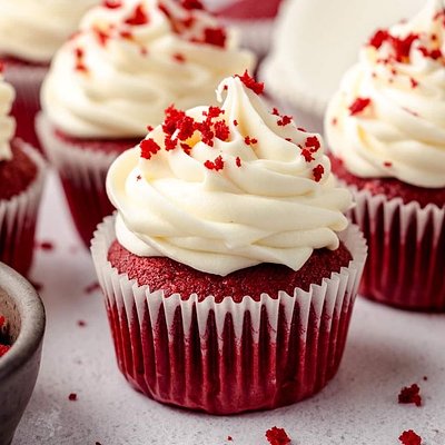 1 Dozen Red Velvet Cupcakes 
